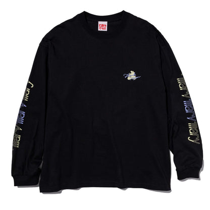 サンセットシティ ロンT -Black- 【マリマリマリー×マンガートビームス】