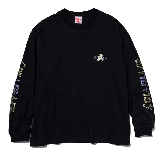 サンセットシティ ロンT -Black- 【マリマリマリー×マンガートビームス】