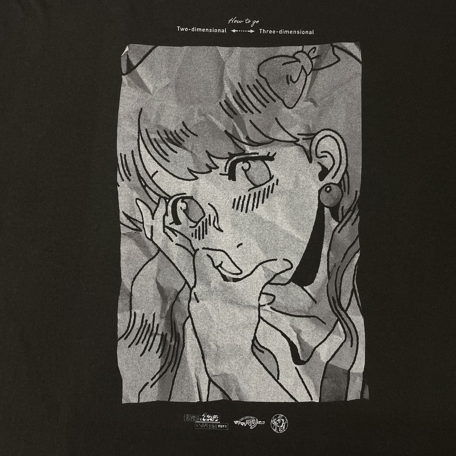 Tシャツ -あのポスター LightBlack