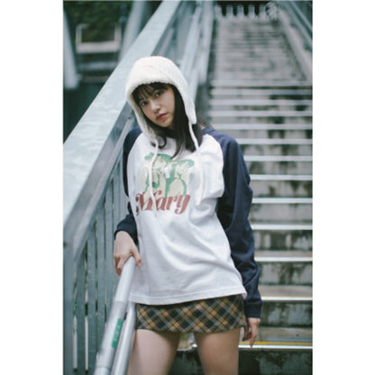 ボーイ ラグランロンT -Navy-