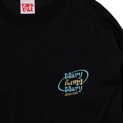ほろ酔いとくちゃん ロンT -Black- 【マリマリマリー×マンガートビームス】
