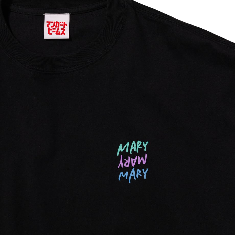 傘クマTシャツ -Black- 【マリマリマリー×マンガートビームス】