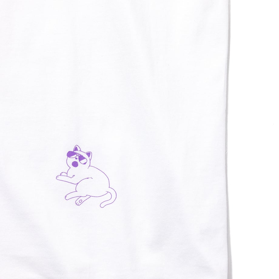 4人組コラージュ ロンT -White- 【マリマリマリー×マンガートビームス】