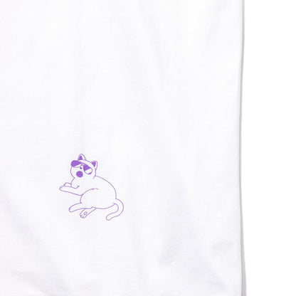 4人組コラージュ ロンT -White- 【マリマリマリー×マンガートビームス】