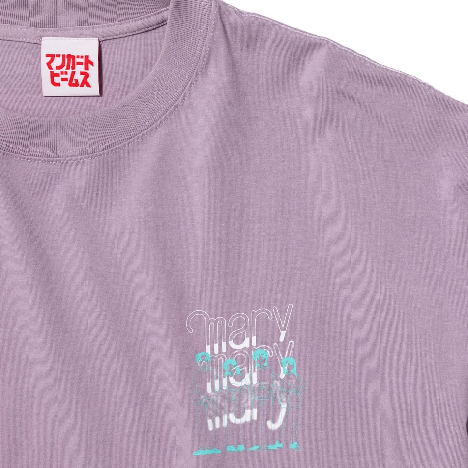 4人組フェードロゴTシャツ -Purple- 【マリマリマリー×マンガートビームス】