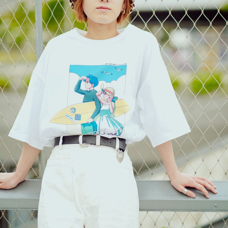 Tシャツ 〈Summer DAY〉-White-