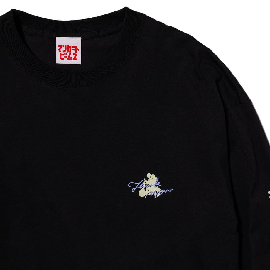 サンセットシティ ロンT -Black- 【マリマリマリー×マンガートビームス】