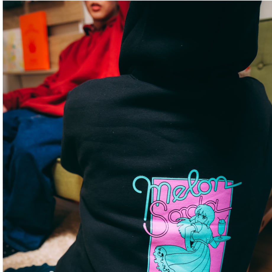 パーカー 〈Melon Soda〉 　-Black-