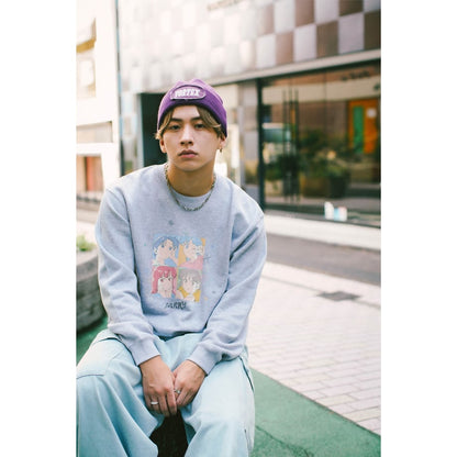 フォトプリント トレーナー -Gray-