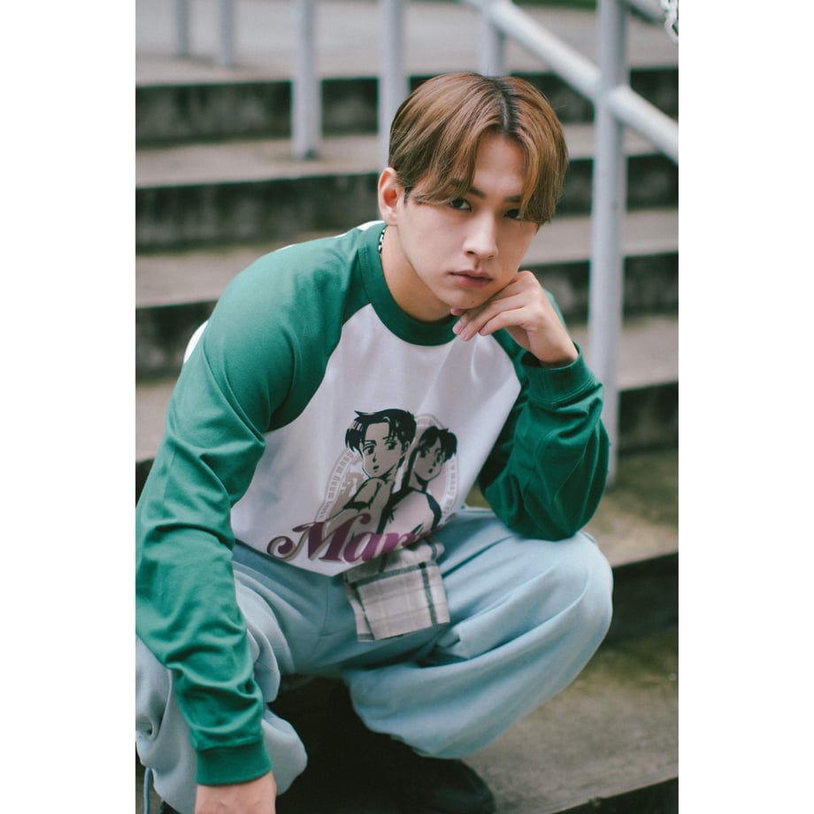 ボーイ ラグランロンT -Green-