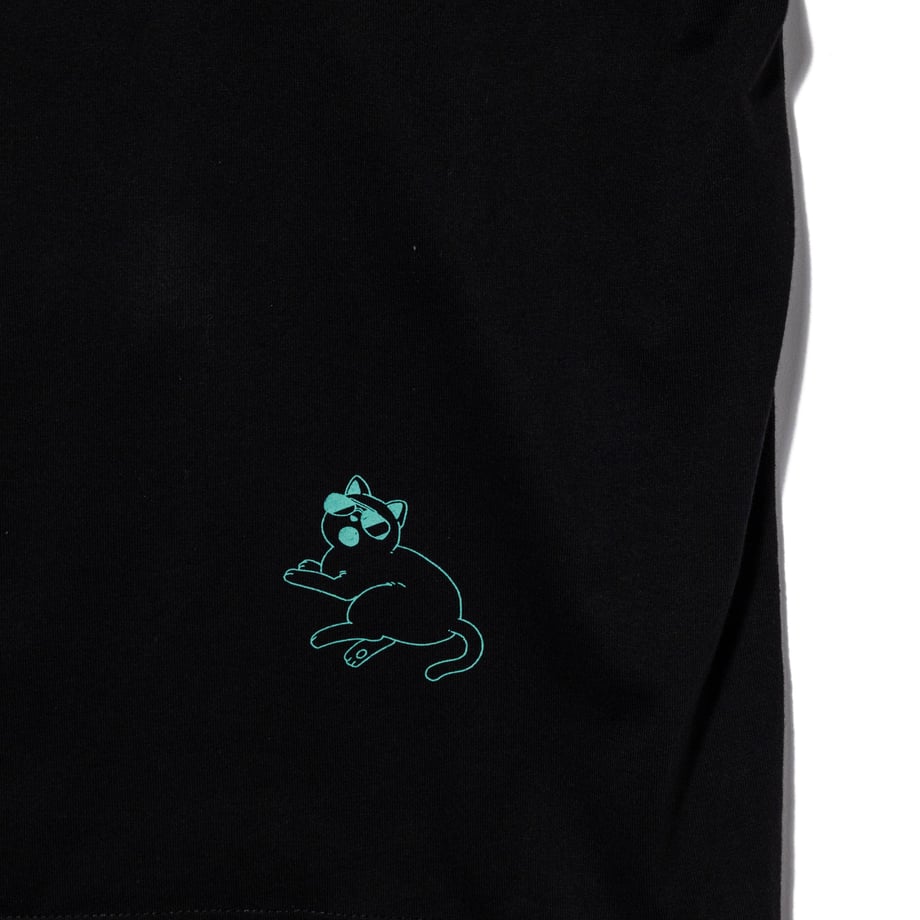 4人組コラージュ ロンT -Black- 【マリマリマリー×マンガートビームス】