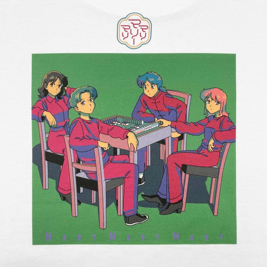 麻雀ロンT  -White-