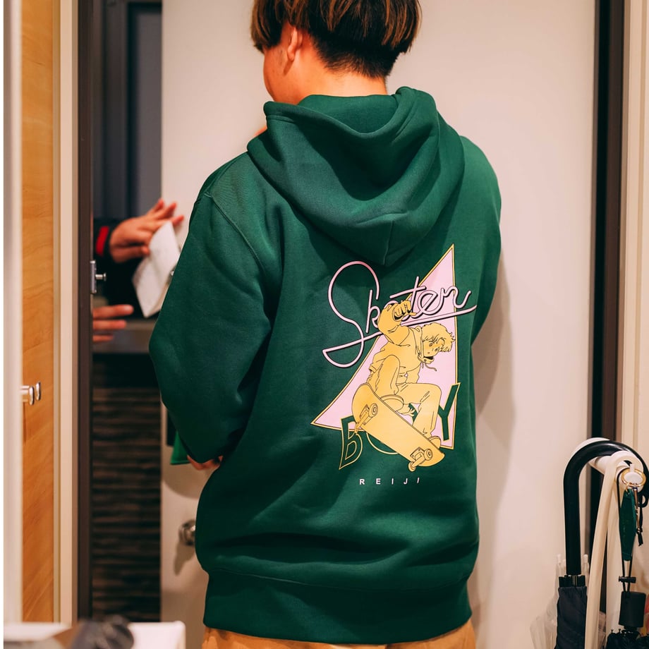 パーカー 〈Skater Boy〉 　-Green-