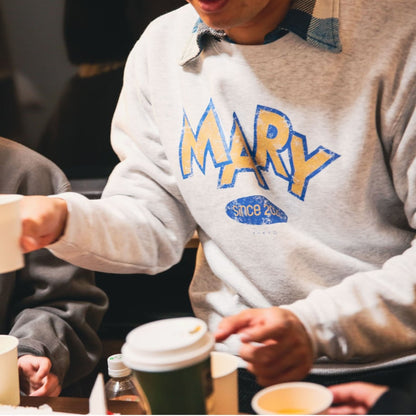 トレーナー 〈MARY logo〉 -Ash-