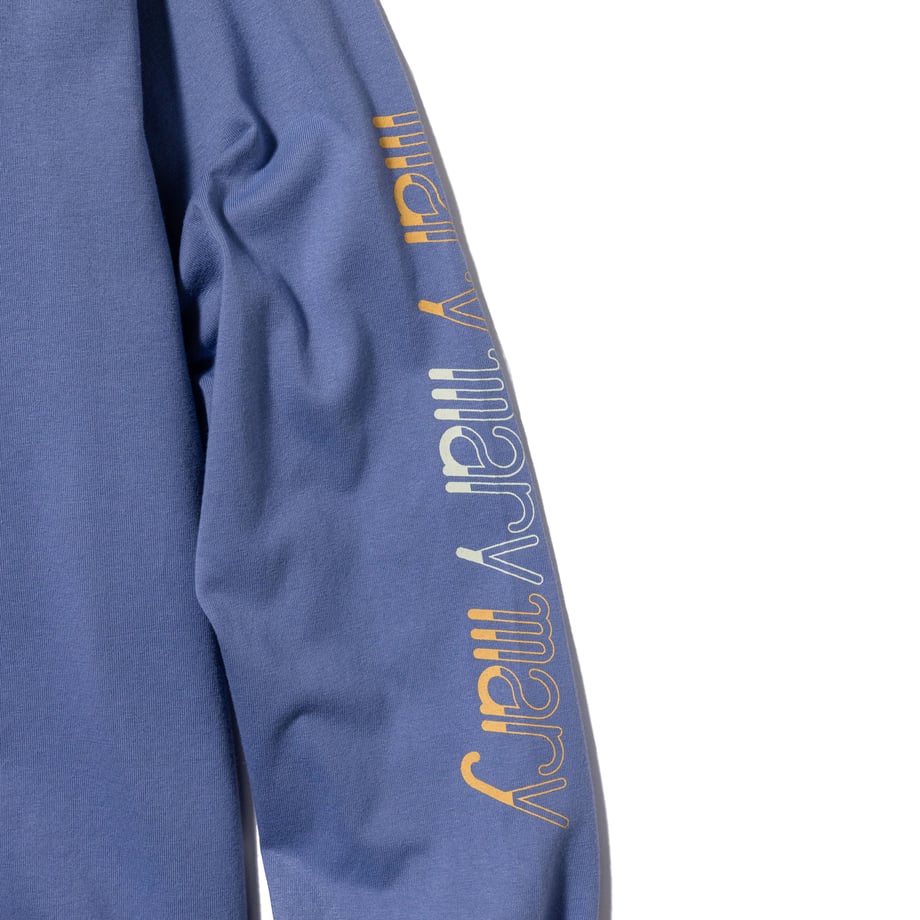 サンセットシティ ロンT -SmokeBlue- 【マリマリマリー×マンガートビームス】