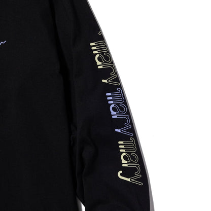 サンセットシティ ロンT -Black- 【マリマリマリー×マンガートビームス】