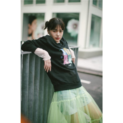 フォトプリント トレーナー -Black-