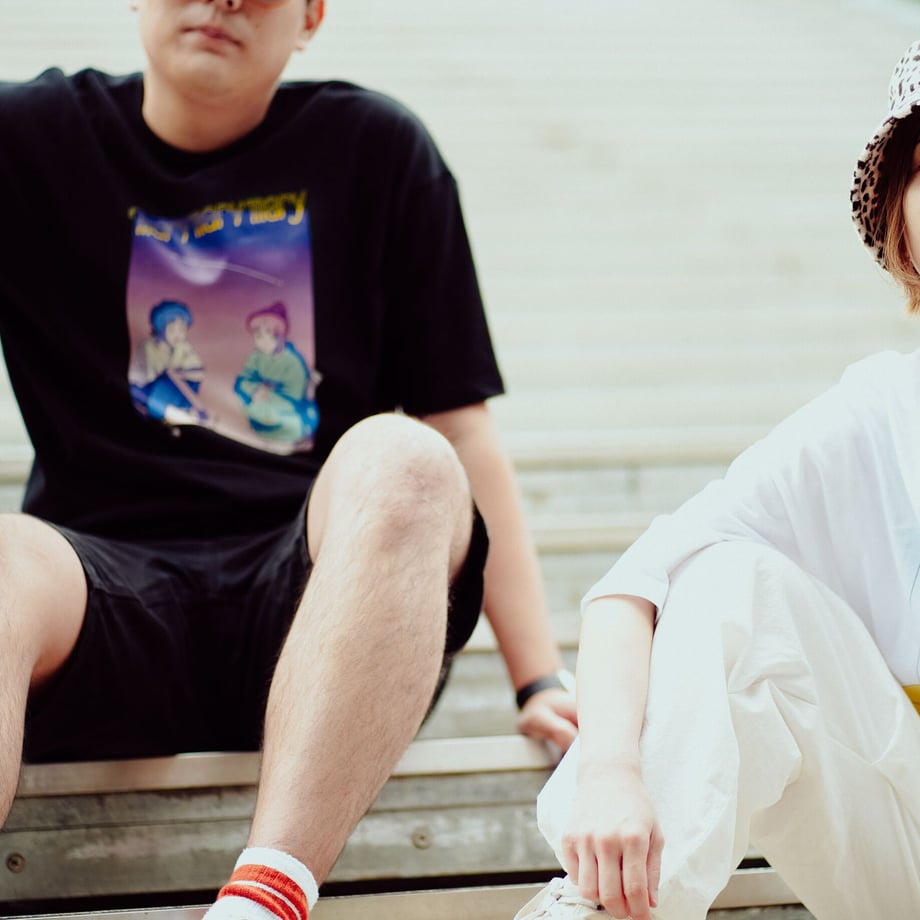 Tシャツ 〈Summer NIGHT〉 -White-