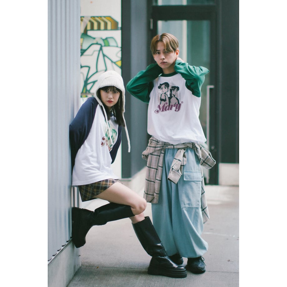 ボーイ ラグランロンT -Green-