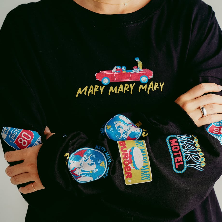 STAND BY ME〈ロンT〉-Black-