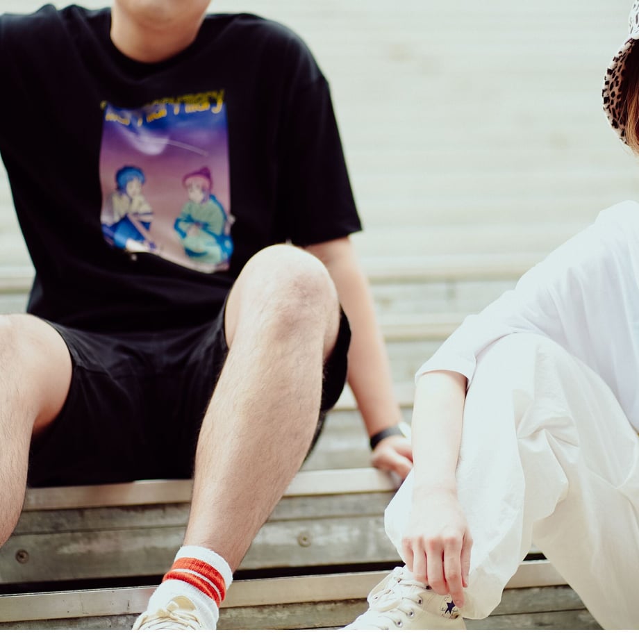 Tシャツ 〈Summer NIGHT〉 -Black-