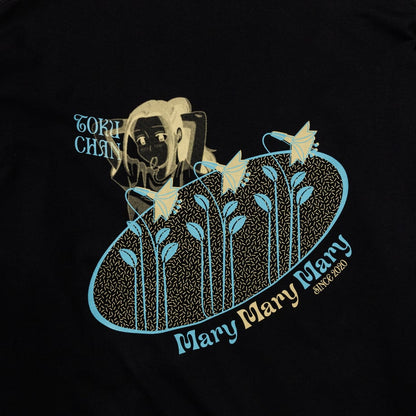 ほろ酔いとくちゃん ロンT -Black- 【マリマリマリー×マンガートビームス】