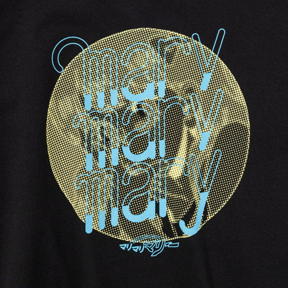 4人組フェードロゴTシャツ -Black- 【マリマリマリー×マンガートビームス】