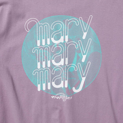 4人組フェードロゴTシャツ -Purple- 【マリマリマリー×マンガートビームス】
