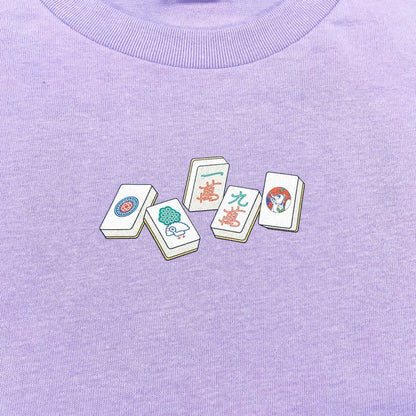 麻雀ロンT -Purple-