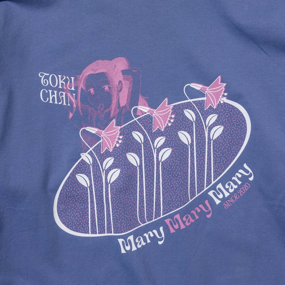 ほろ酔いとくちゃん ロンT -SmokeBlue- 【マリマリマリー×マンガートビームス】