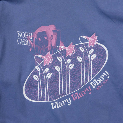 ほろ酔いとくちゃん ロンT -SmokeBlue- 【マリマリマリー×マンガートビームス】