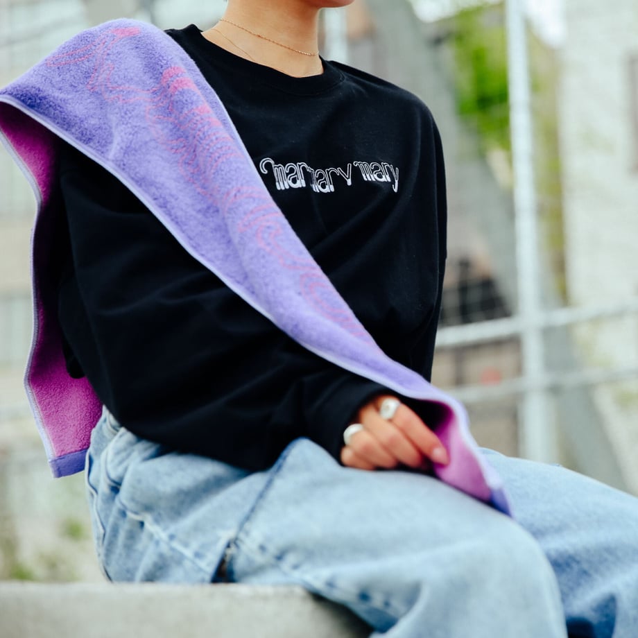 フェイスタオル -Black-