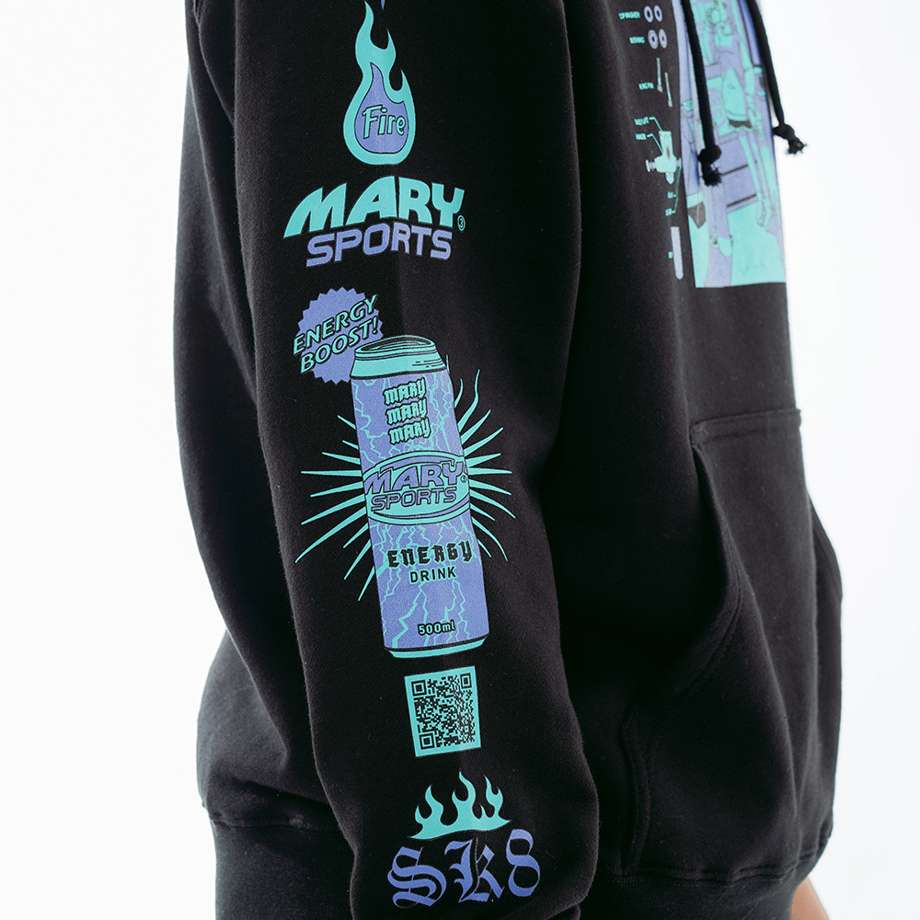 パーカー Skateboard Club -Black-