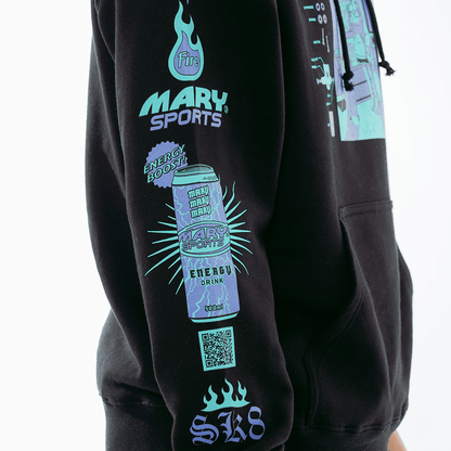 パーカー Skateboard Club -Black-