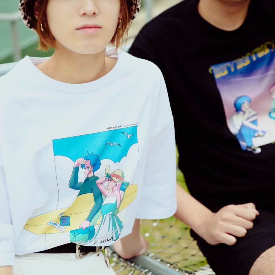 Tシャツ 〈Summer DAY〉-White-