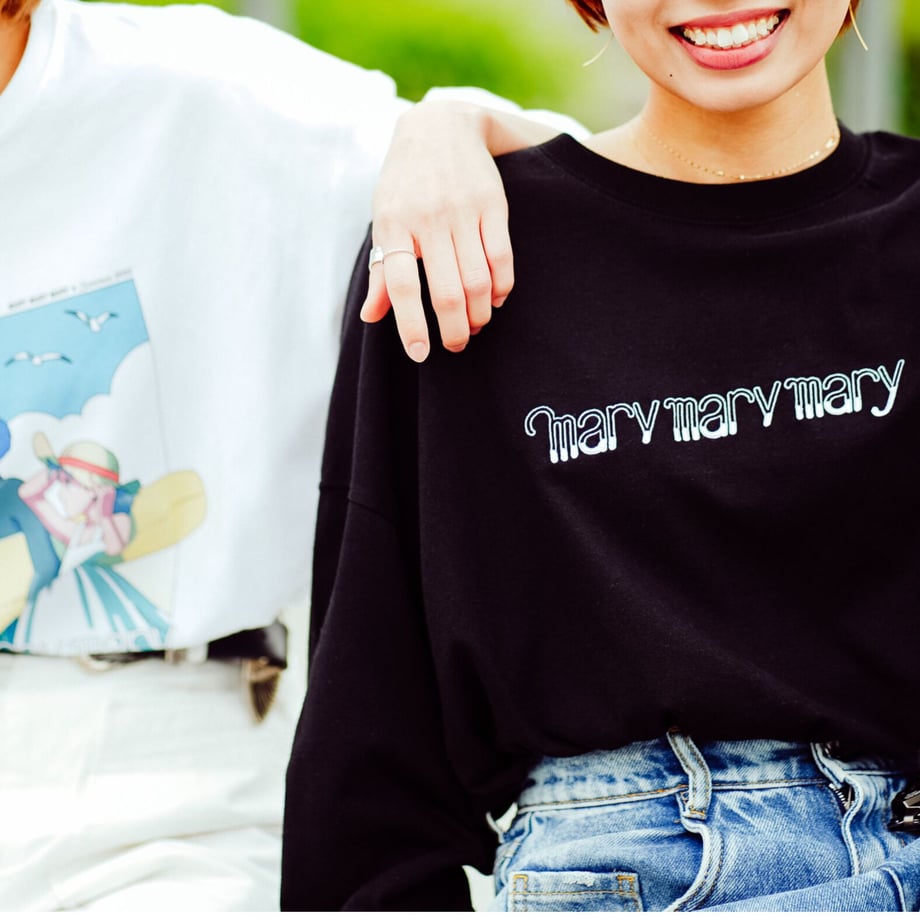 ロンT 〈2022SSロゴ 刺繍〉-White-