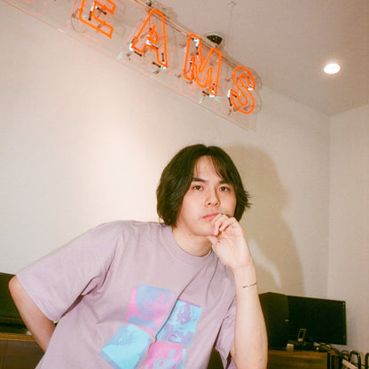 4人組バンドTシャツ -Black- 【マリマリマリー×マンガートビームス】