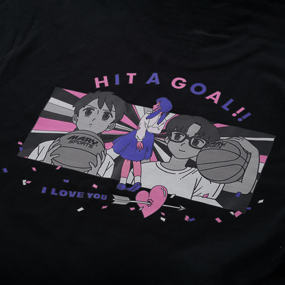 ロンT Basketball Club -Black-