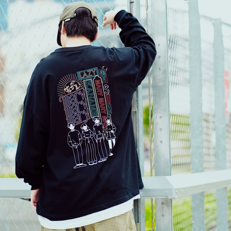 ロンT 〈DOWNTOWN〉 -Black-