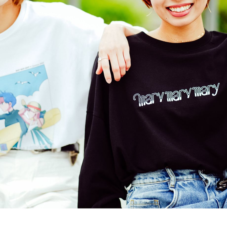 ロンT 〈2022SSロゴ 刺繍〉 -Black-