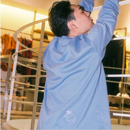 4人組コラージュ ロンT -White- 【マリマリマリー×マンガートビームス】