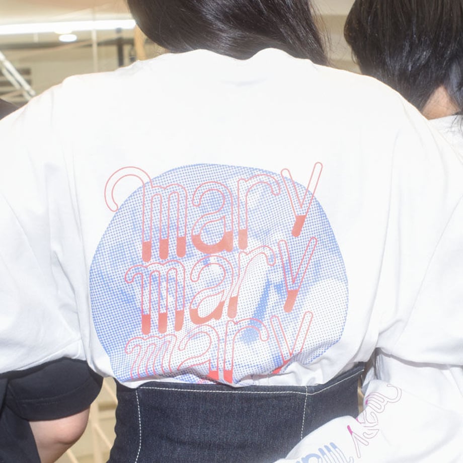 4人組フェードロゴTシャツ -Purple- 【マリマリマリー×マンガートビームス】