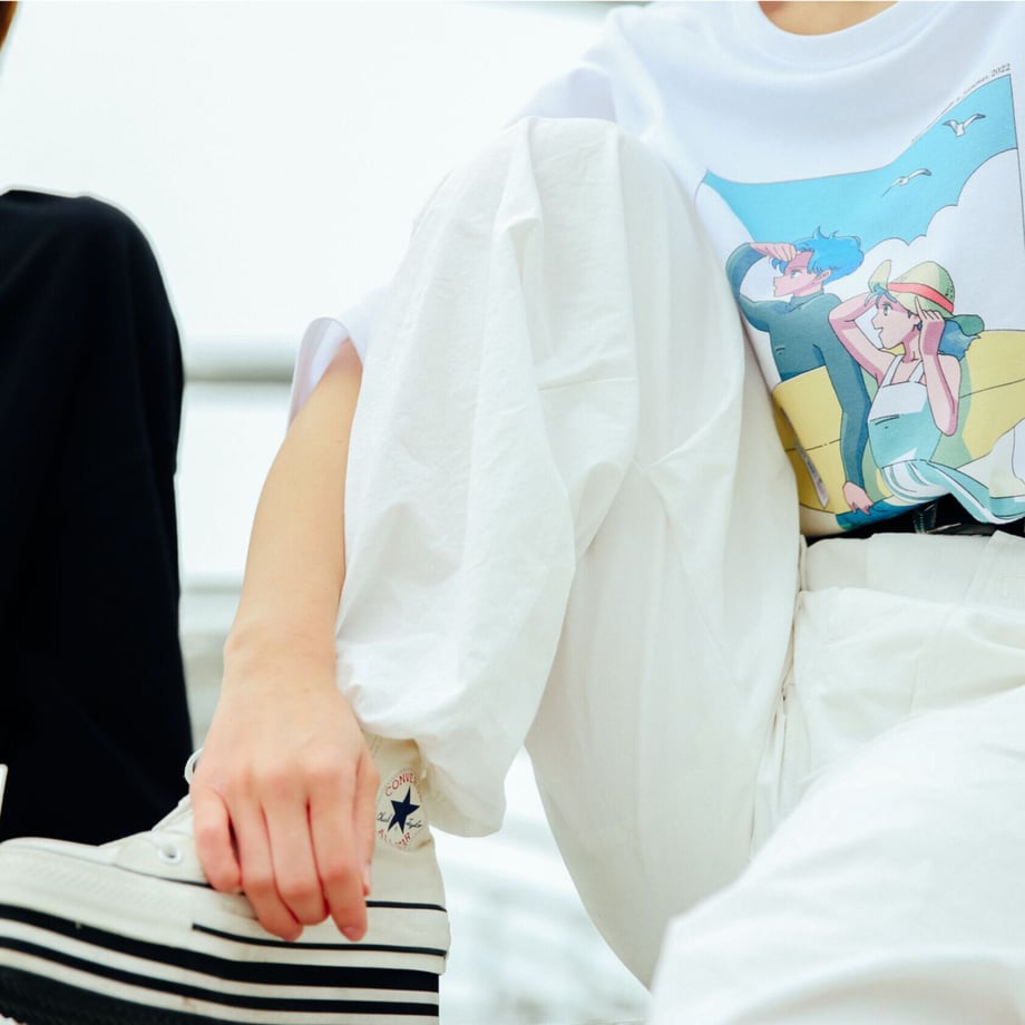 Tシャツ 〈Summer DAY〉-White-