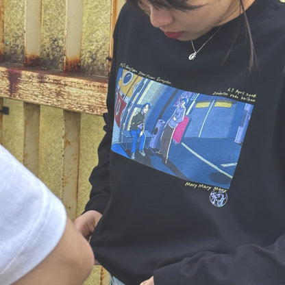 ロンT -喫煙所にて 2024ver White