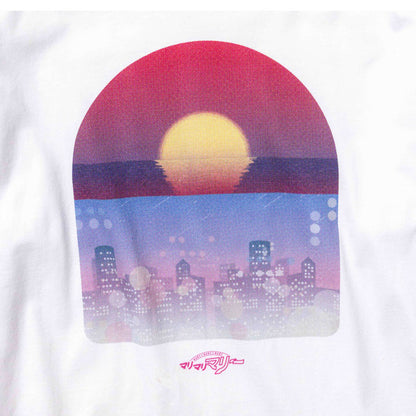 サンセットシティ ロンT -White- 【マリマリマリー×マンガートビームス】