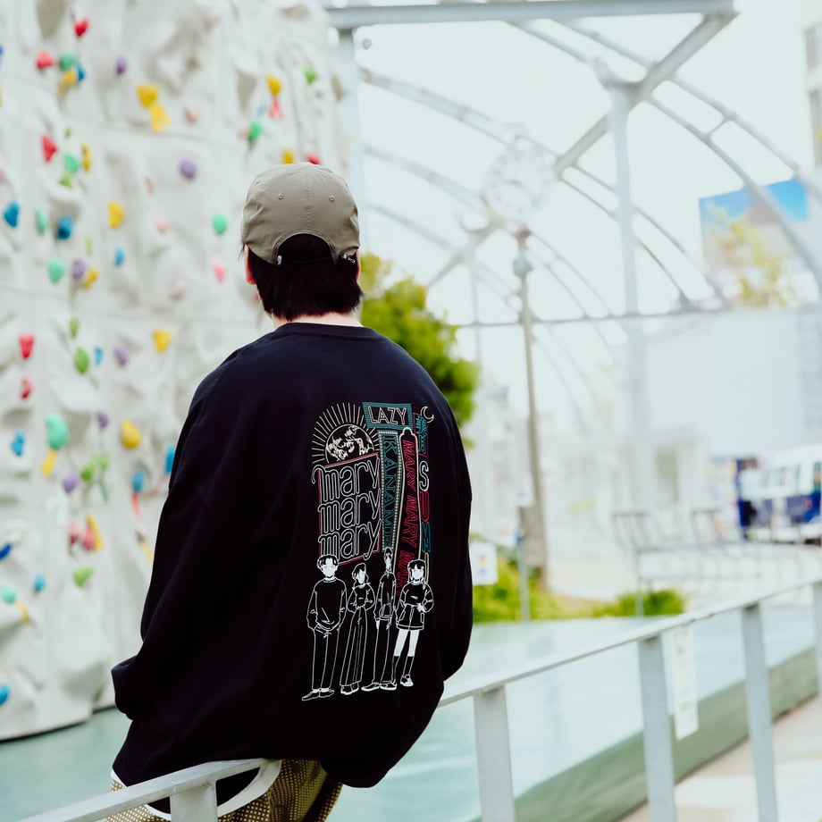 ロンT 〈DOWNTOWN〉 -Black-