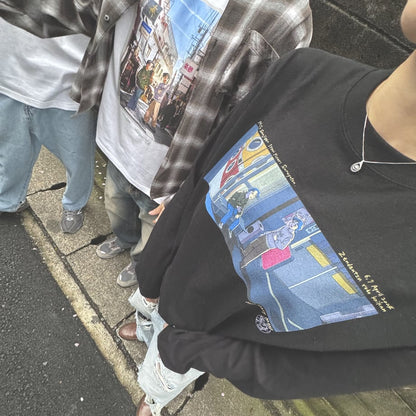 Tシャツ- 3次元にて White