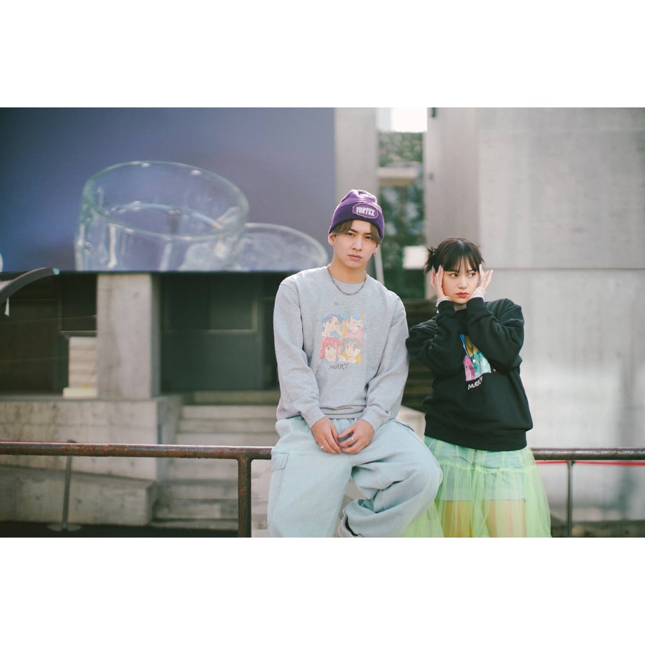 フォトプリント トレーナー -Black-