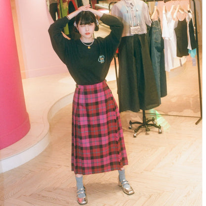 ほろ酔いとくちゃん ロンT -Black- 【マリマリマリー×マンガートビームス】