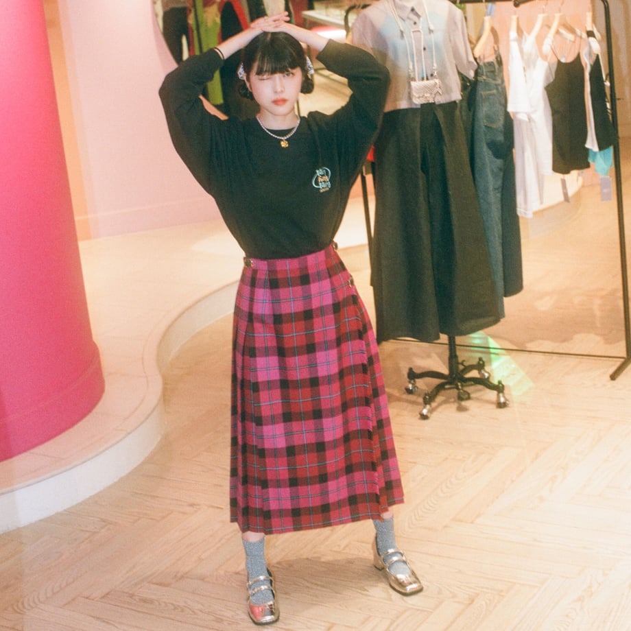 ほろ酔いとくちゃん ロンT -SmokeBlue- 【マリマリマリー×マンガートビームス】